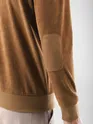 Pecan Brown Elbow Patch Sweatshirt
