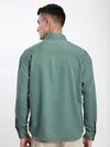 Persian Green D-Buckle Cargo Shirt