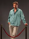 Persian Green D-Buckle Cargo Shirt