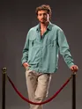 Persian Green D-Buckle Cargo Shirt