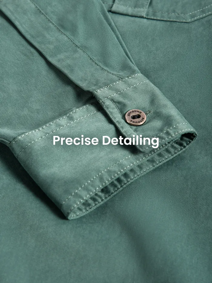 Persian Green D-Buckle Cargo Shirt