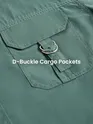 Persian Green D-Buckle Cargo Shirt