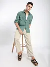 Persian Green D-Buckle Cargo Shirt
