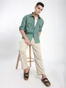Persian Green D-Buckle Cargo Shirt
