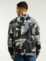 Pine Grove Green Camo Print Shacket