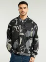 Pine Grove Green Camo Print Shacket
