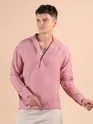 Pink Hooded Shirt