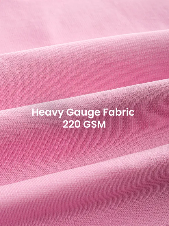 Pink Ma Da Fa Ka Puff Print Oversized T-Shirt