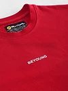 Red Pintuck Oversized T-shirt