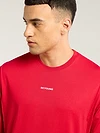 Red Pintuck Oversized T-shirt