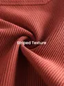 	 Rust Brown Diagonal Striped Shirt