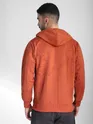 Rust Orange Mission Doodle Printed Hoodie