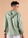 Sage Green Hooded Shirt