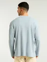 Sky Blue Waffle Texture Oversized T-shirt