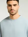 Sky Blue Waffle Texture Oversized T-shirt