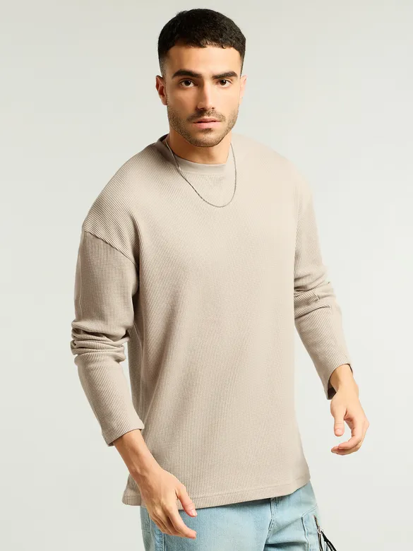 Comfortable Plain oversized t shirts for men, 