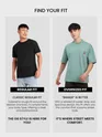 Teal Green Savage Junkie Embroidered Patch Oversized T-Shirt