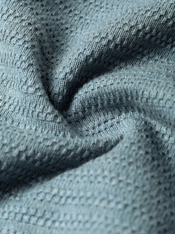 True Blue Textured Pocketed Jacket