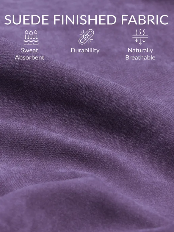 Violet Solid Suede Shirt