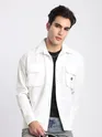 White Baggy Pocketed Shirt