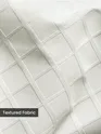 White Block Textured Shacket