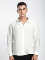 White Crinkled Shirt