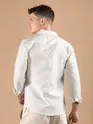 White Laser Cut Shirt