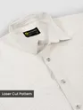 White Laser Cut Shirt