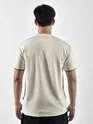 White HD Embroidered Dual Sleeves Oversized T-Shirt