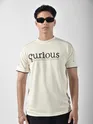 White HD Embroidered Dual Sleeves Oversized T-Shirt