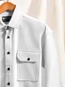 White Recycled Flannel Shirt