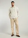 White Striped Cotton Shirt