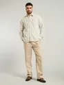 White Striped Cotton Shirt