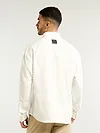 WhiteTextured Waffle Shirt