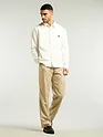 WhiteTextured Waffle Shirt