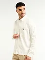 WhiteTextured Waffle Shirt