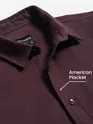 Wine Waffle Texture Shirt