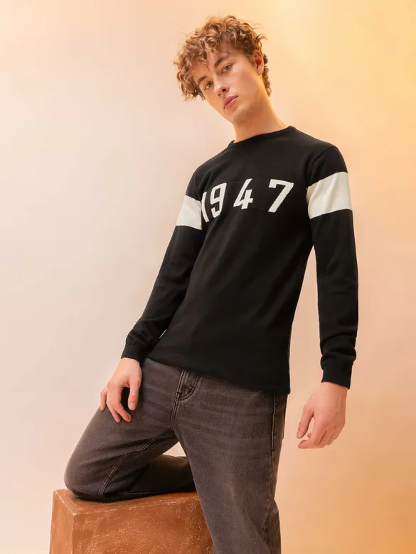 1947 Flat Knit Sweater for Men