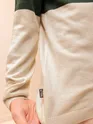 Color Block Flat Knit Sweater for Men