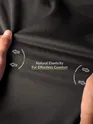 Solid Black Men Sweatshirts