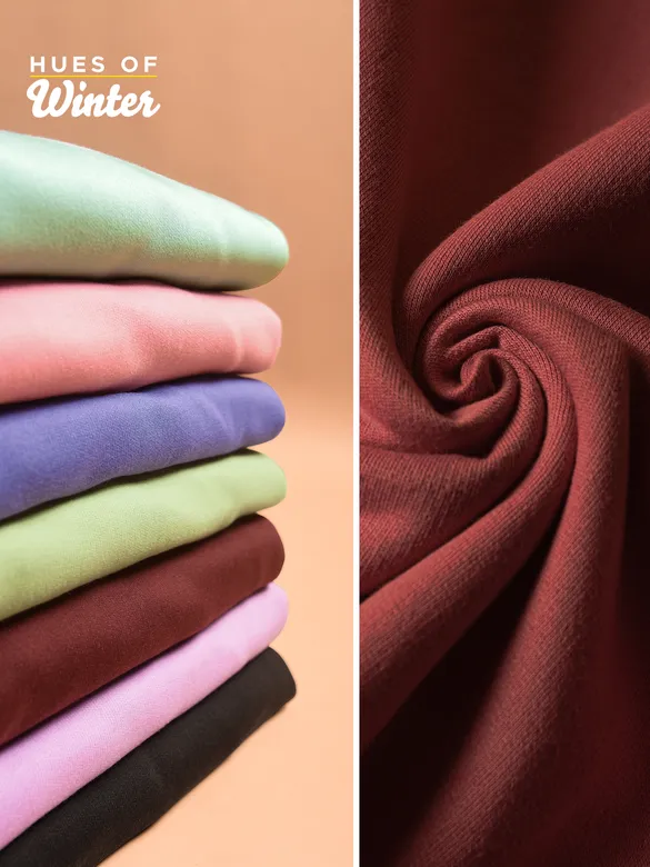 Solid Brown Men Sweatshirts