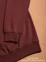Solid Brown Men Sweatshirts