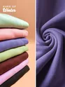 Solid Dark Purple Men Sweatshirts