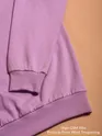 Solid Lilac Men Sweatshirts
