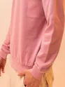 Solid Pastel Pink Men Sweatshirts