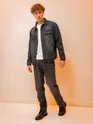 Black Denim Jacket for Men