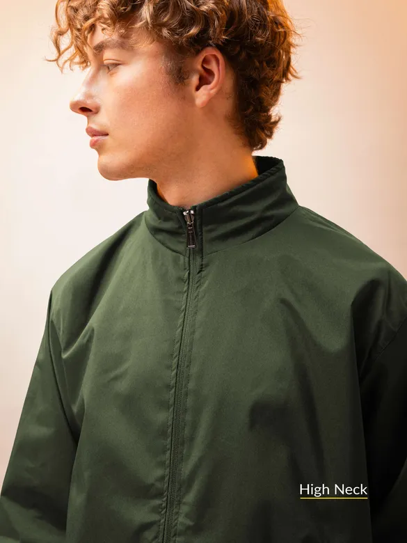 Green Camo Reversible Windcheater Jacket for Men