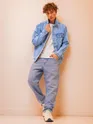 Light Blue Denim Jacket for Men
