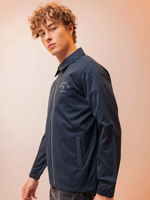 Midnight Blue Windcheater Jacket for Men