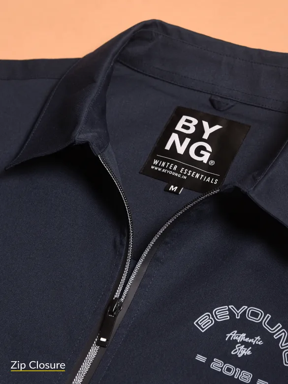 Midnight Blue Windcheater Jacket for Men